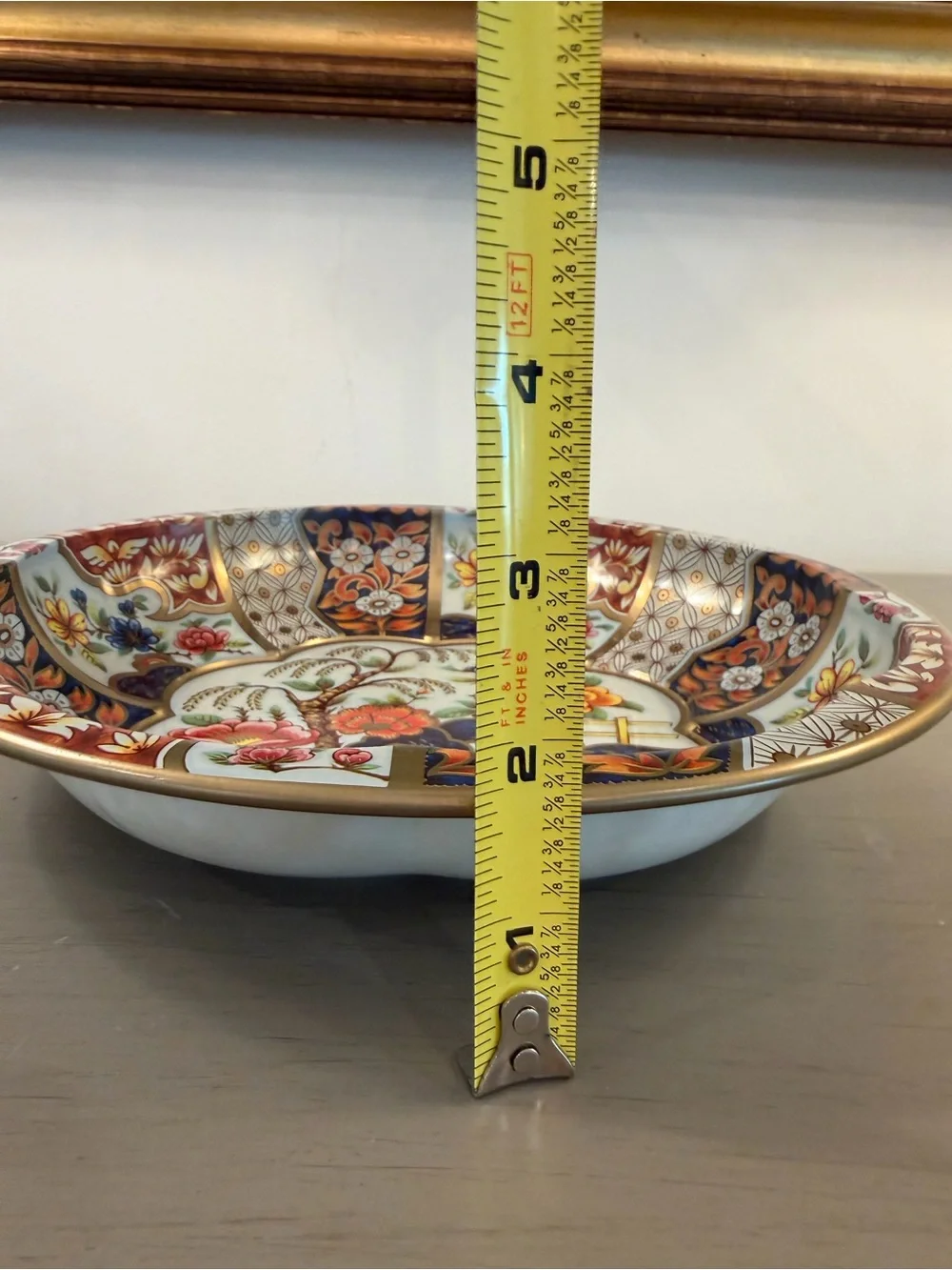 Daher Vintage 1971 Decorated Ware Oriental Tin Bowl Tray Chinoiserie England